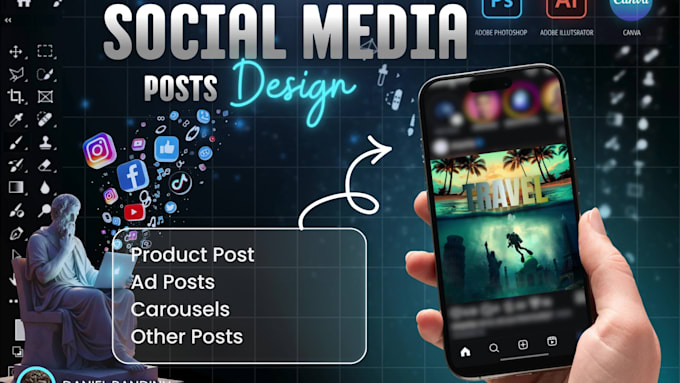 design social media posts and ads for instagram and facebook