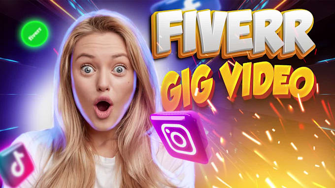 Best Deals! I will create animated fiverr gig video  for $5