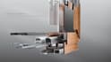 design 3d cross section and animation for windows and doors
