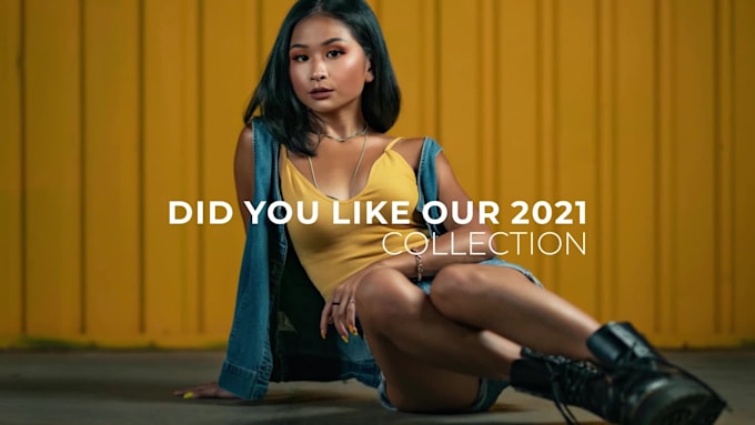 create a dynamic and modern video ad