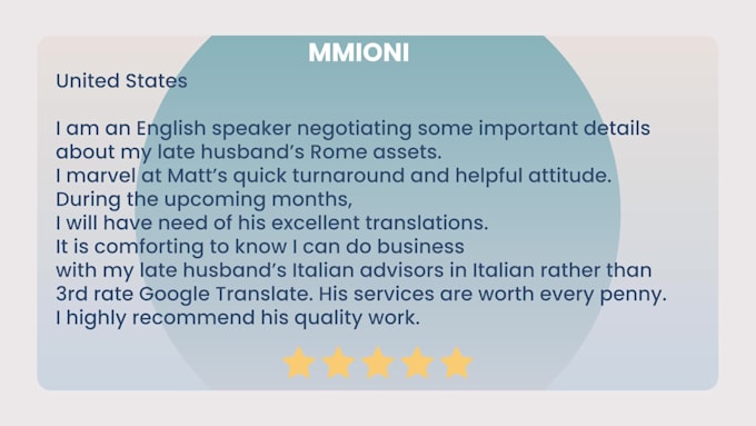translate marketing content from english to italian or italian to english