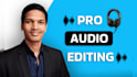 remove noise, repair and edit your audio within 24 hours