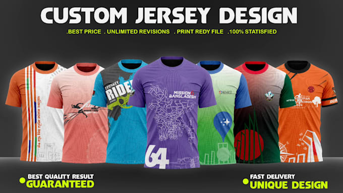 custom jersey design or sublimation design