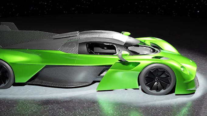 do 3d design and 3d modeling a car or vehicle in blender