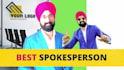 be indian spokesperson on green screen, selfie video actor