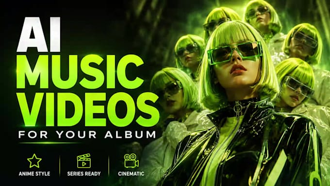 animate a series of ai music videos for your album