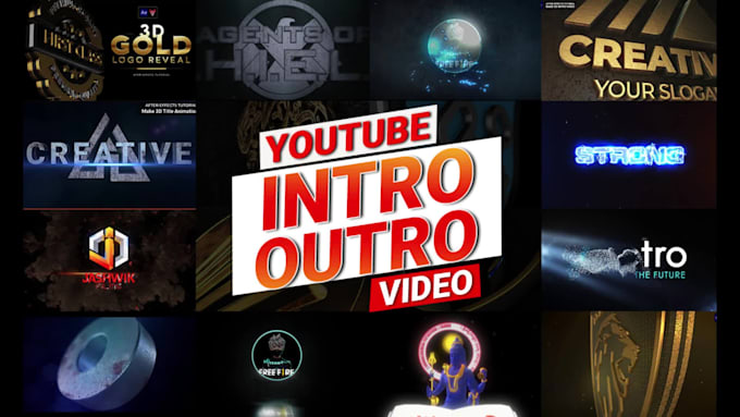 create youtube intro and outro video