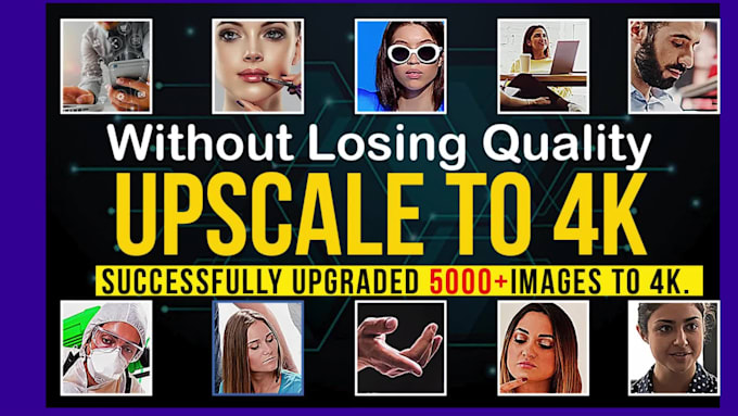 enlarge upscale photo  and increase image resolution to HD