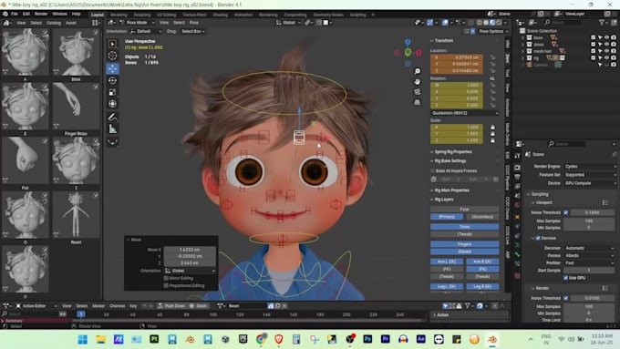 rig your character in blender 3d for animation
