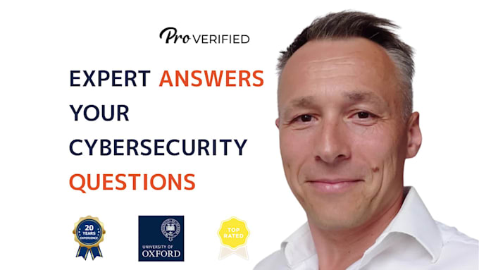 be your cybersecurity expert who answers your questions in writing