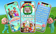 create birthday party invitation, cocomelon birthday invitation video