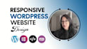 build responsive wordpress website design or wordpress website development