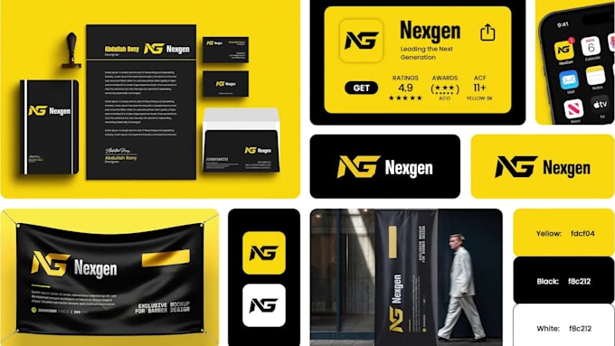 design branding kit, brand guidelines, brand style guide identity, logo design