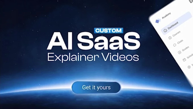 create a saas explainer video or product demo