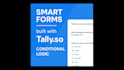 build tally so forms with conditional logic and integrations