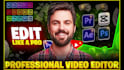 do professional and creative youtube video editing
