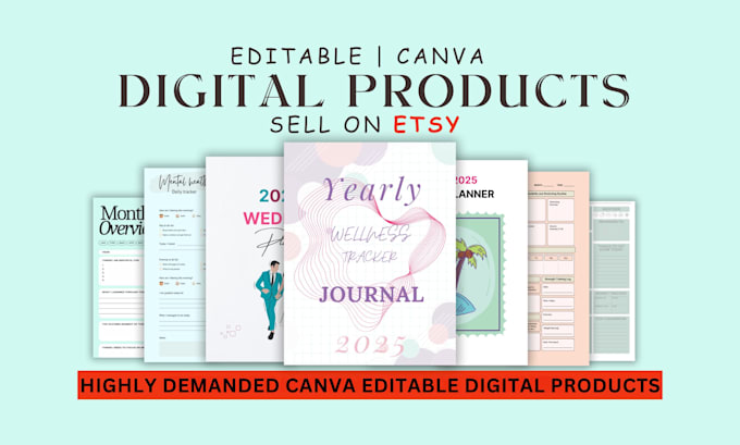 create trending digital products for sell on etsy with SEO