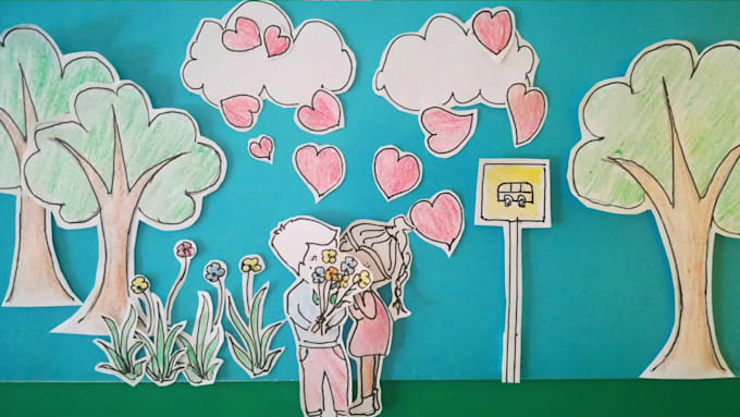 create creative stop motion animation video