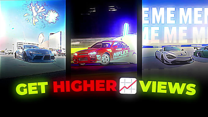 do professional car video editing for instagram and tiktok