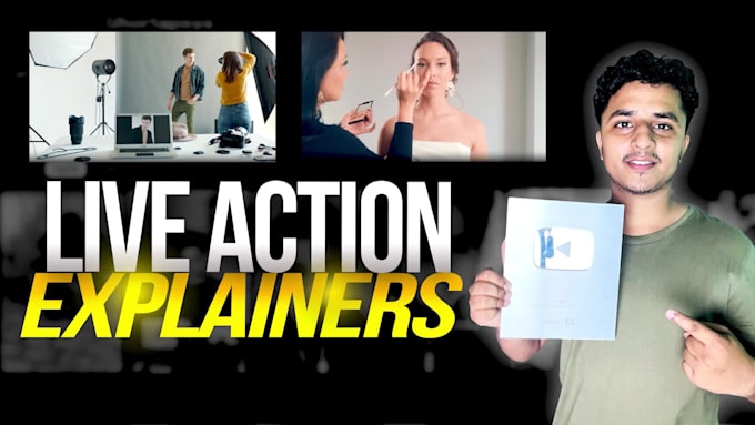 create a live explainer video to explain your product or service
