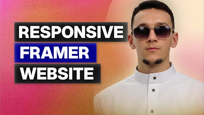 design and develop responsive framer website, figma to framer landing page