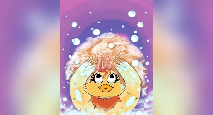 create childrens book illustration for picture story books