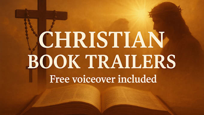 make a divine christian book trailer video