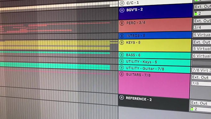 make your backing tracks show ready in ableton