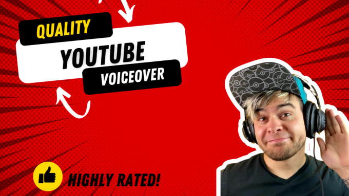 Hire a freelancer to record a professional youtube voice over for you