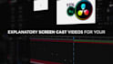 record screencast tutorial video for app, website or saas with voiceover