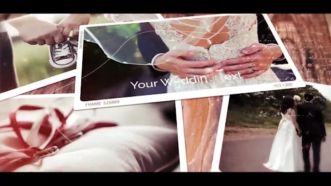 create wedding anniversary valentine photo slideshow video