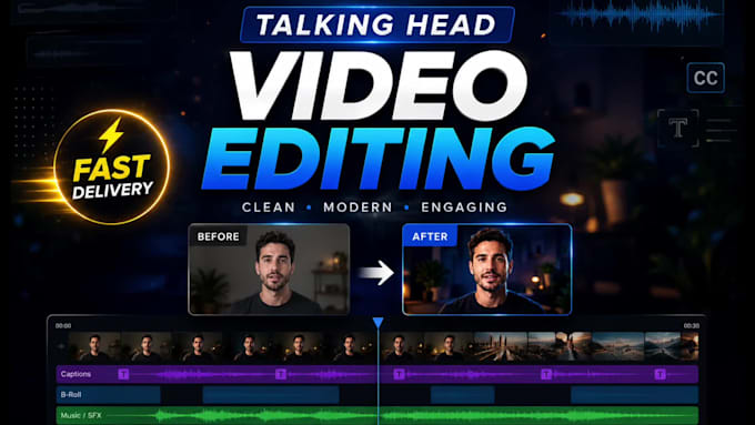 edit engaging talking head videos for youtube