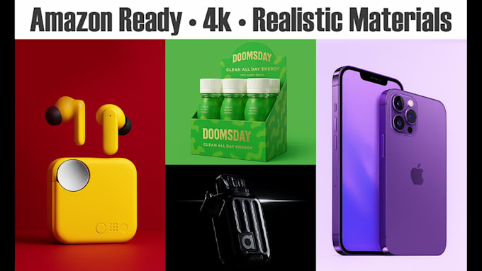 create 3d product rendering, product design