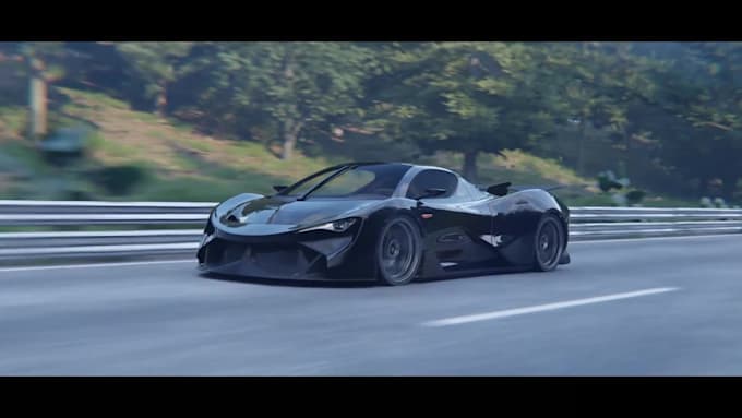 create realistic 3d car animation and rendering for ads