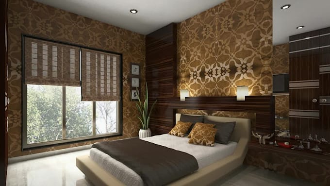interior 3d modeling and photo realistic rendering