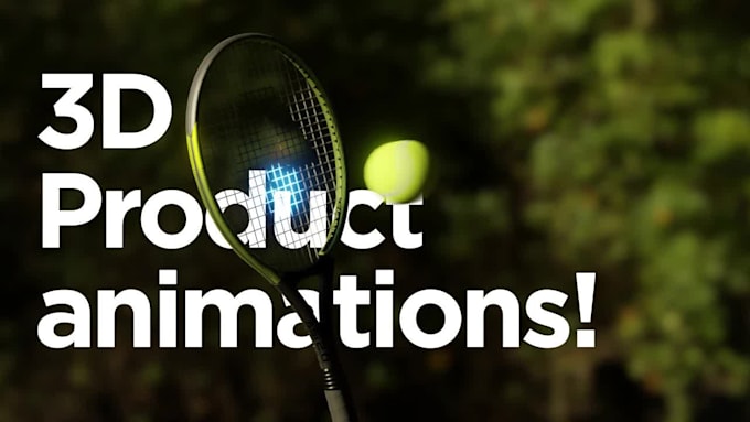 render a realistic 3d product animation video commercial