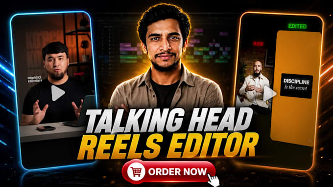 edit talking head reels with animated captions