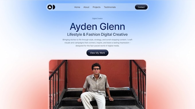 create wordpress, framer personal portfolio website