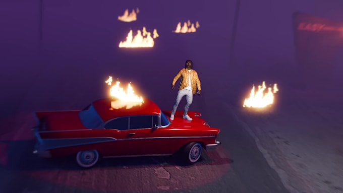 make an animated professional music video