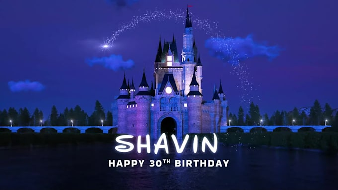 create a stunning cinematic birthday video for you