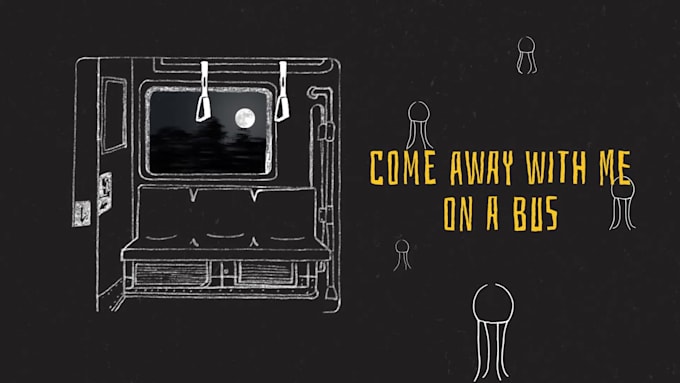create a 2d hand drawn animated music video