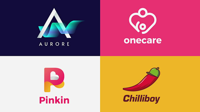 Hot Review! I will do 2 modern minimalist logo design with free source files  for $15