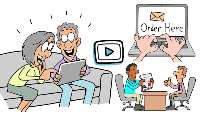 create an engaging whiteboard animation explainer video or doodle video