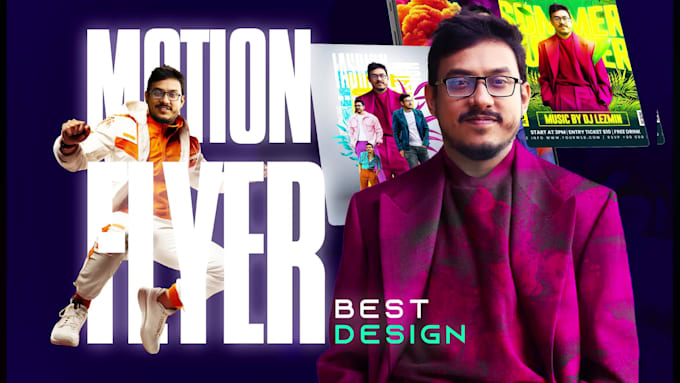 create animated motion flyer