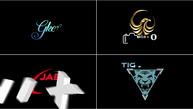 create high end custom logo animation for modern brands