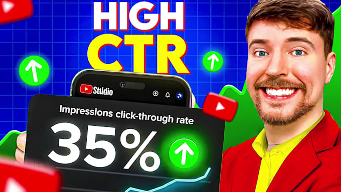 design viral catchy youtube thumbnails that boost your CTR