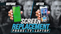 do vfx screen replacement for phone, TV or laptop with motion tracking