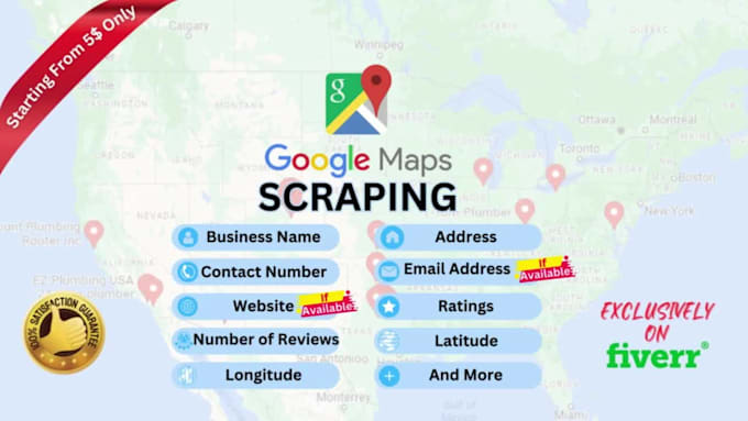 do google map data scraping business leads with email address