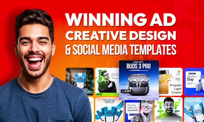 design creative social media posts, facebook ads design, social media templates