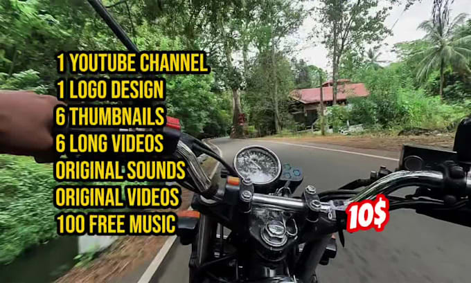 create and setup youtube channel with videos